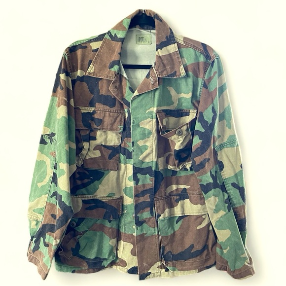 Vintage Other - Vintage Army/Military Camouflage Jacket